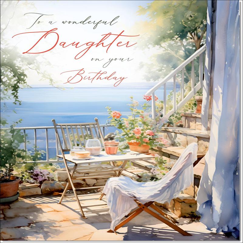 Daughter Birthday Card Amalfi Coast