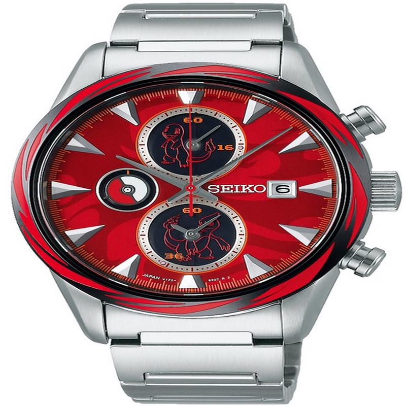 Montre Solaire Seiko x Pokemon 700 Limited Dracaufeu