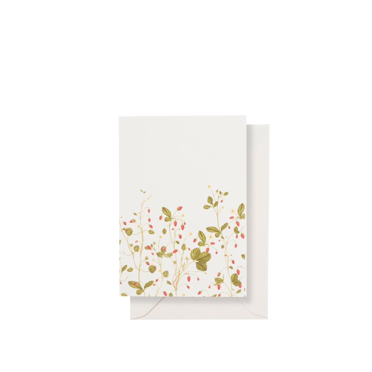 'Fraises des Bois' Greeting Card, 15cm x 10cm