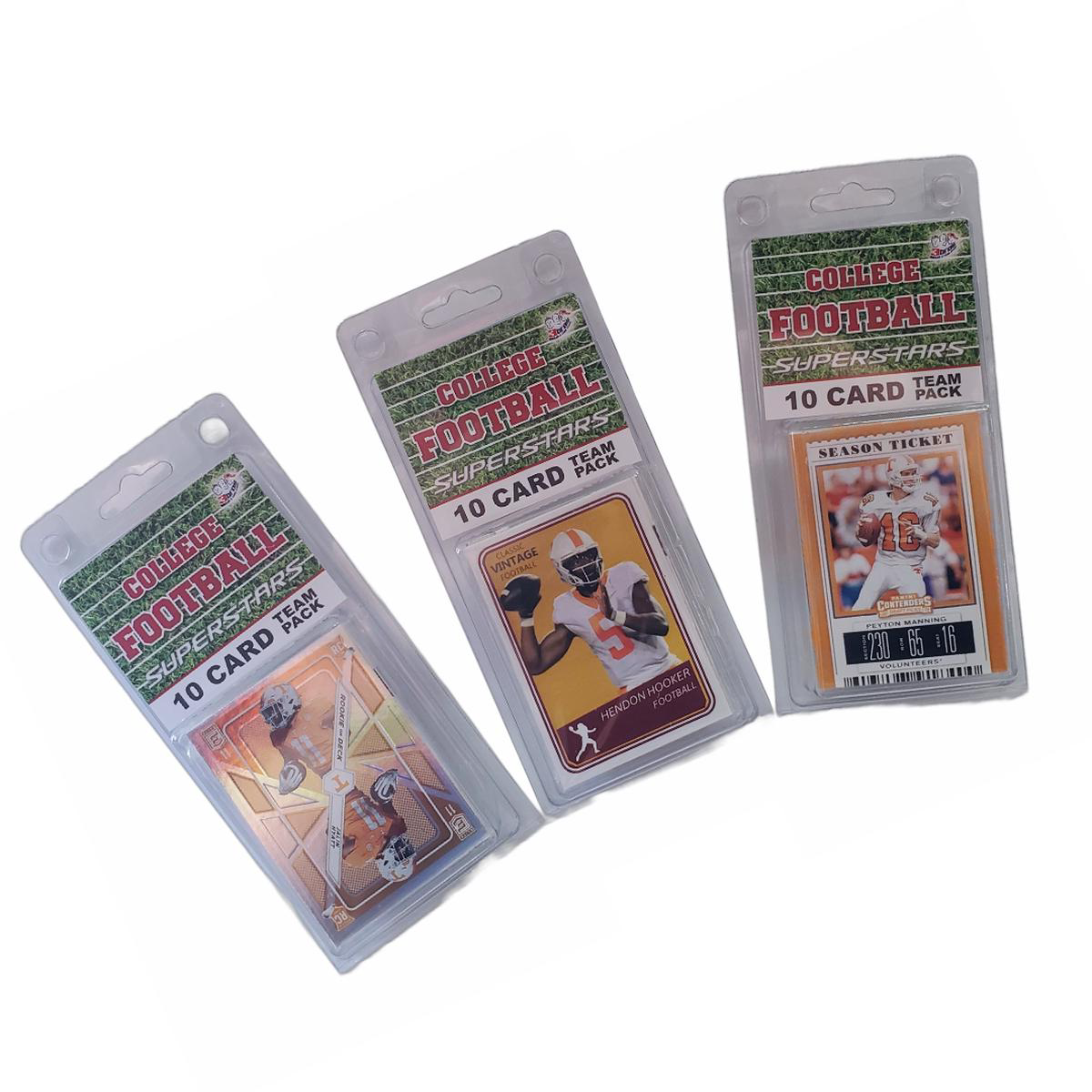 University of Tennessee 8211 College Football Superstars 10-Card Team Pack